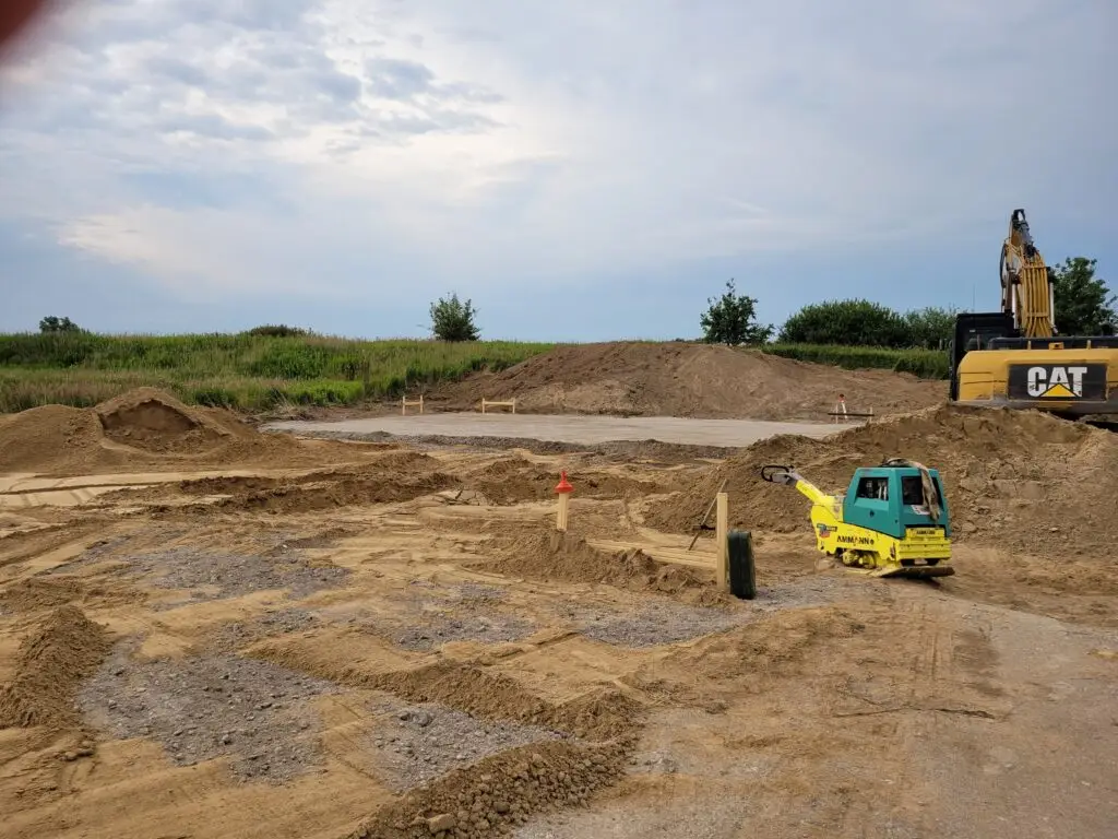 WOCON Baustelle Holzkonstruktion