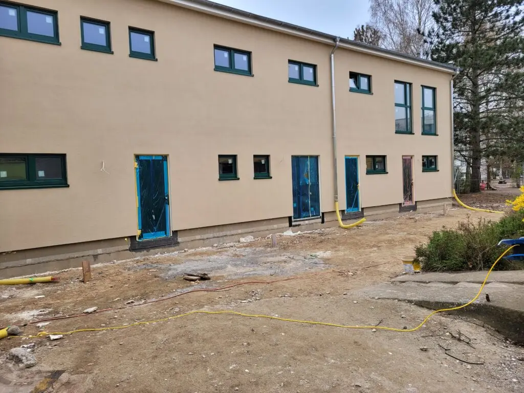 WOCON Holzkonstruktion Aufbau