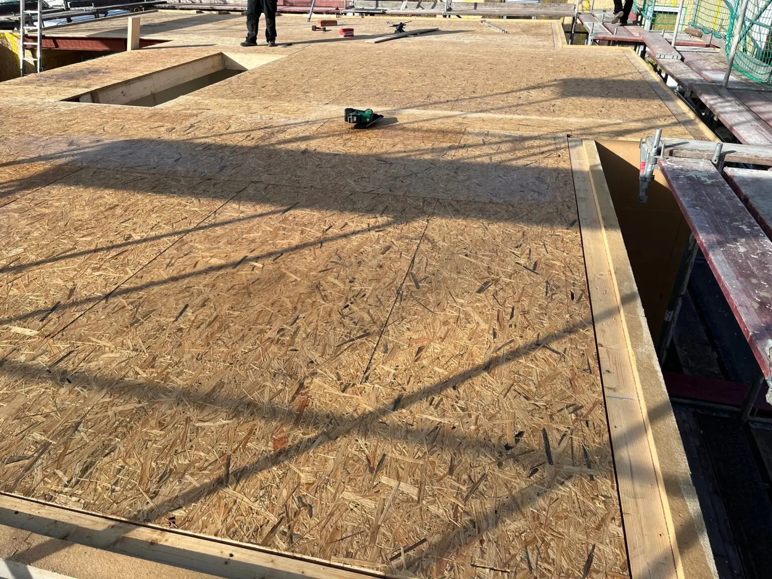 WOCON Baustelle Holzkonstruktion